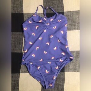 Gap Girls Purple Rainbow One-Piece Swimsuit